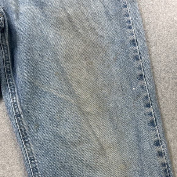 Carhartt B160 DST‎ Relaxed Fit Jeans 40x34 Light Wash Distressed Workwear - Picture 3 of 11